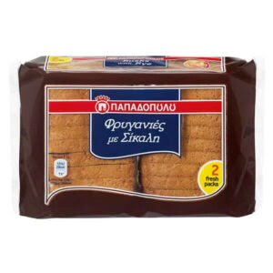 Papadopoulou Wheat Rusks Rye160g