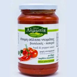 Almopia Sauce Peppers Basil 360g