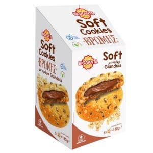 Violanta Greek Sugar Free Soft Oat Cookies Filled with Gianduia Cream 180g