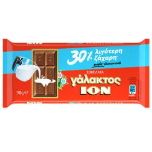 Ion Milk Chocolate 100Gr. – (-30% Less Sugar) (1008)